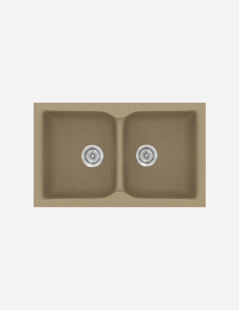 Νεροχύτης Sanitec 322/15 Metallic Cream