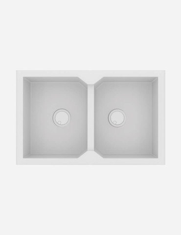 Νεροχύτης Sanitec 818/30 Bianco
