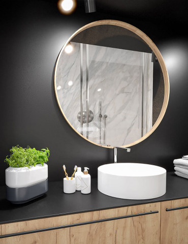 2800*1220*18 Kronospan Feelness PET 0190 HG/BS Black