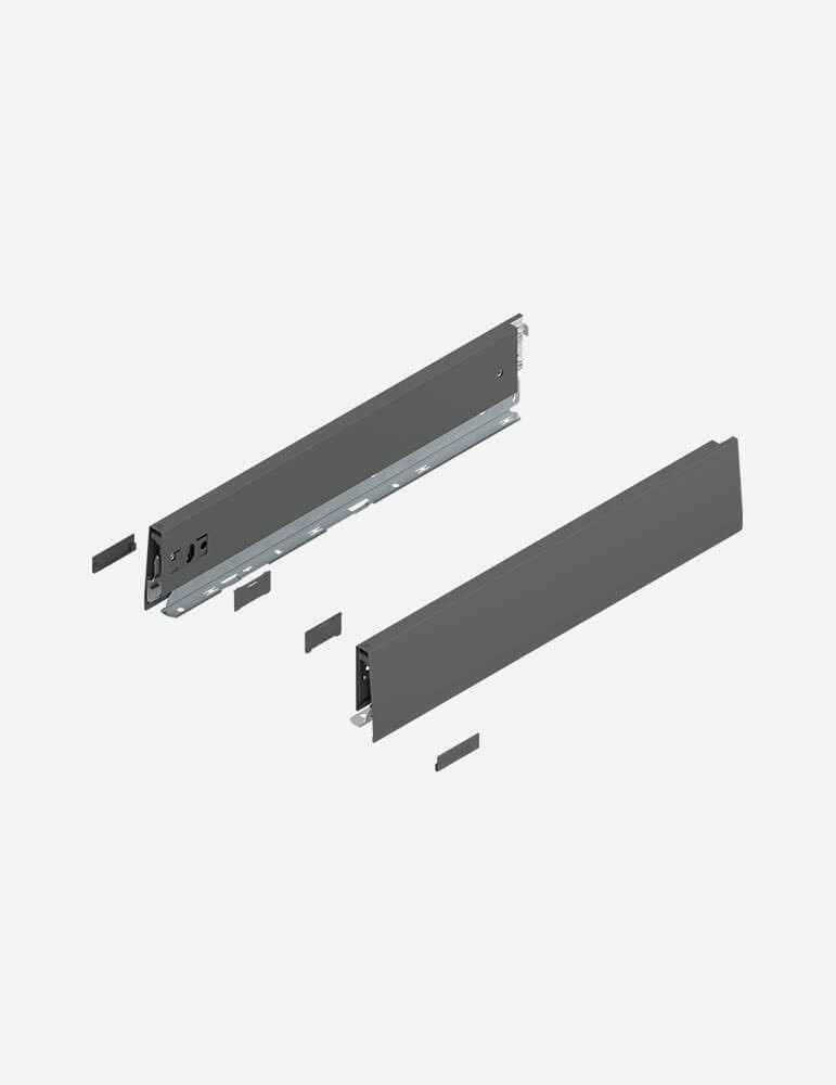 MERIVOBOX Πλαϊνό Μ 91/450mm orion grey δεξί/αριστερό