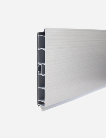 ΜΠΑΖΑ MOBELKANT ALY001 BRUSHED SILVER 4000x150x12mm (MGA002)