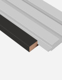 2800*35*18 Τέρμα Α AGT Wall Profile LB-3771/726 ST Storm Grey
