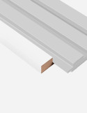 2800*35*18 Τέρμα Α AGT Wall Profile LB-3771/734 ST White