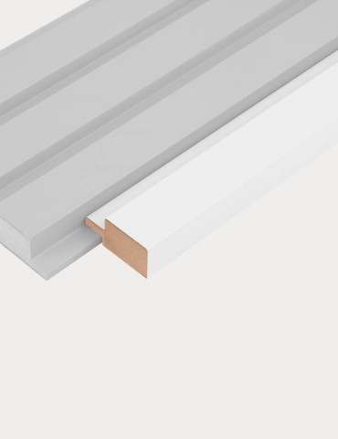 2800*38*18 AGT Wall Profile Ending B LB-3771/734 ST White