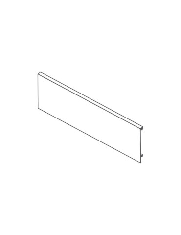 U-Box tall front iron grey 1200mm