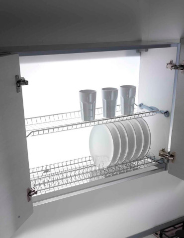 701/100 Dish drainer ardesia with drip catcher tray