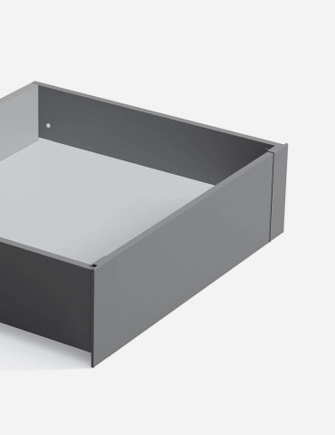 U-Box 76 front piece set iron grey for tall front