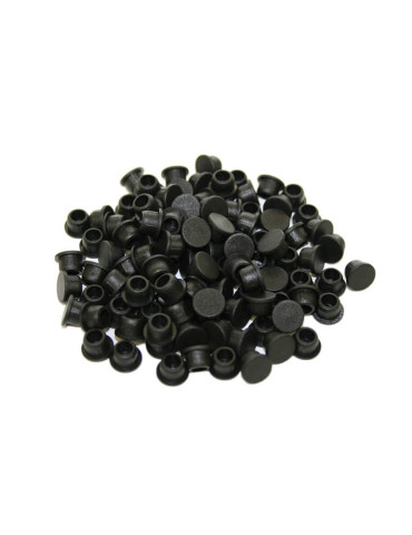 Clamex oover caps 90° RAL 9011 graphite black (100 pcs)