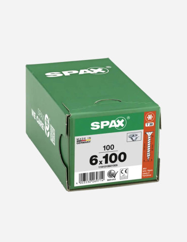 Spax screw full thread 6*100 (100 pcs)