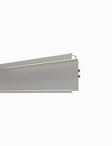 1023/060 Aluminium C led gola proﬁle for drawers black 4.1m