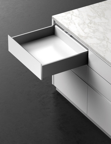 U-Box 117/350 Σύστημα συρταριού iron grey