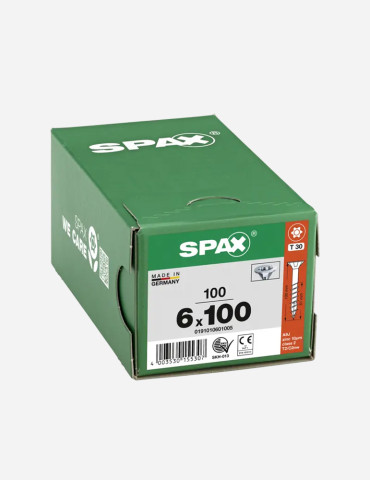 Spax screw partial thread 6*100 (100 pcs)