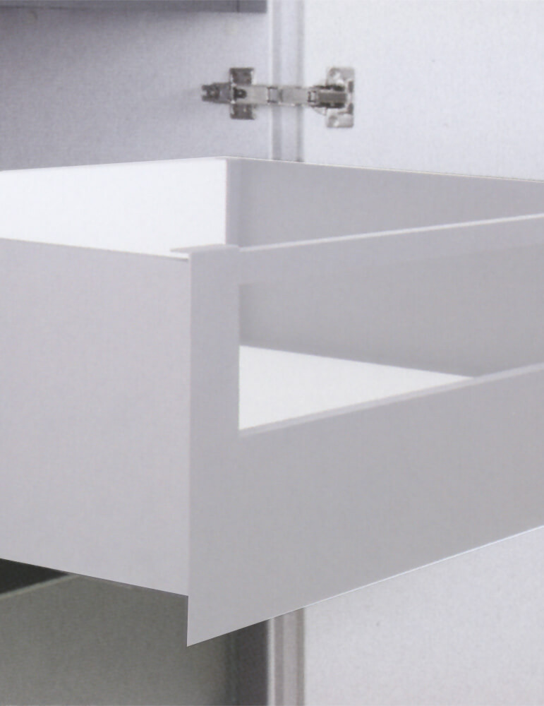 Mini-Box Βέργα για εσ. συρτάρι silky white 1200mm