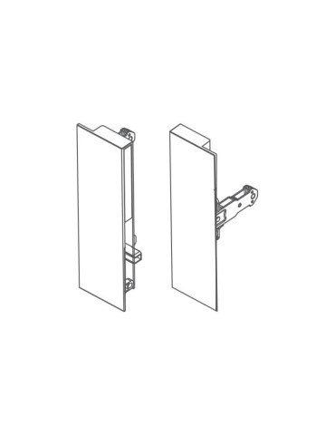 U-Box 76 front piece set white for tall front