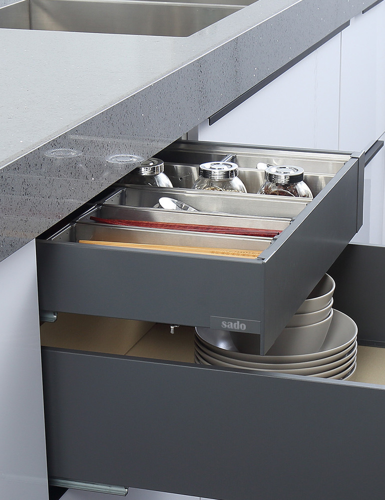 Mini-Box 84 Σύνδεσμοι για εσ.συρτάρι iron grey