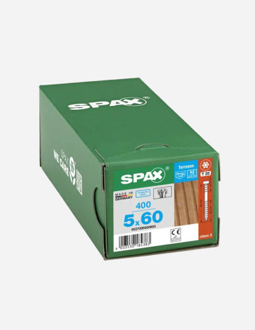 Spax screw Decking, fixing thread 5*60 (400 pcs)